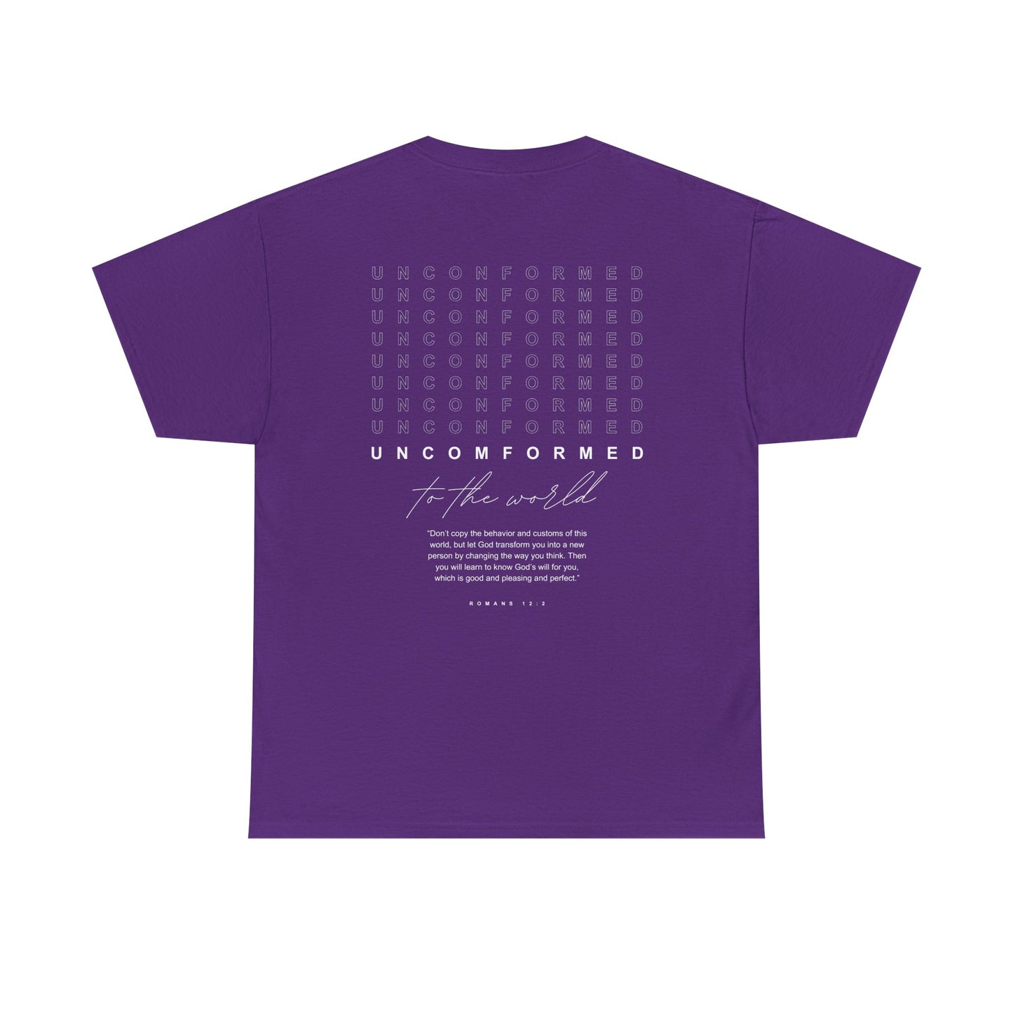 UNCOMFORMED TO THE WORLD Unisex Heavy Cotton Tee