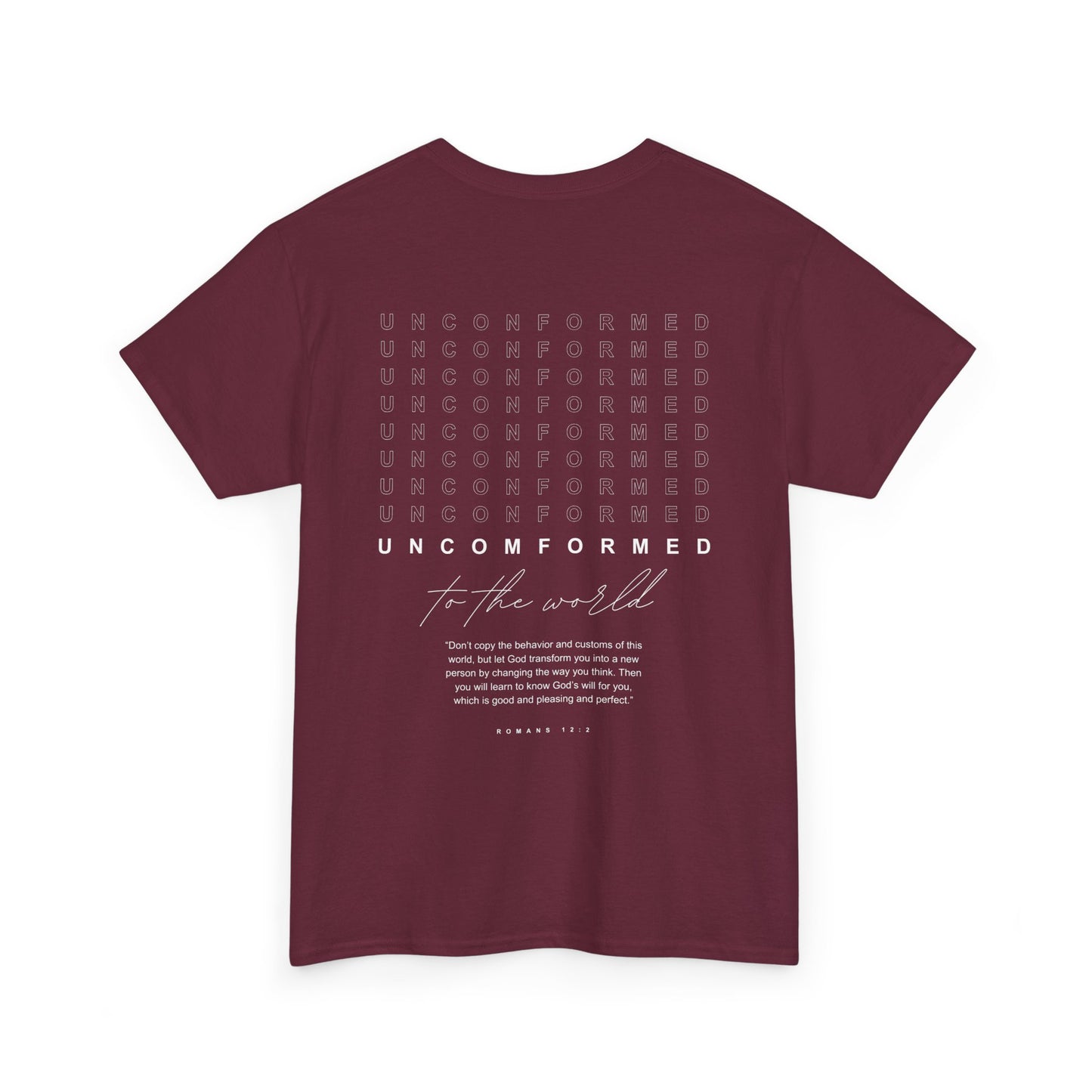 UNCOMFORMED TO THE WORLD Unisex Heavy Cotton Tee
